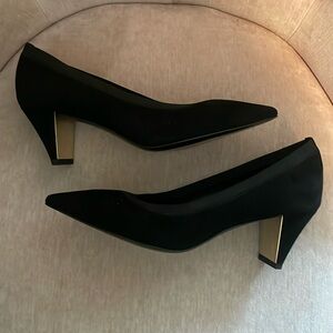 Marion Parke Toscana Ellie Pump Black Suede Size 37 NIB